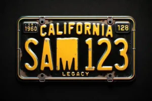 How to Get Black License Plate in California